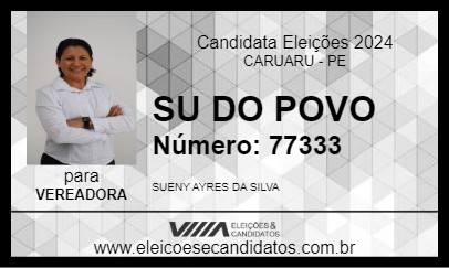 Candidato SU DO POVO 2024 - CARUARU - Eleições