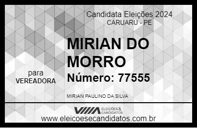 Candidato MIRIAN PAULINO 2024 - CARUARU - Eleições