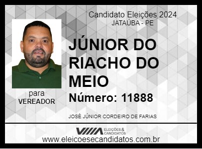 Candidato JÚNIOR DO RIACHO DO MEIO 2024 - JATAÚBA - Eleições