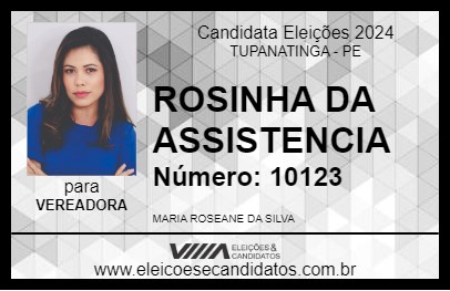 Candidato ROSINHA 2024 - TUPANATINGA - Eleições