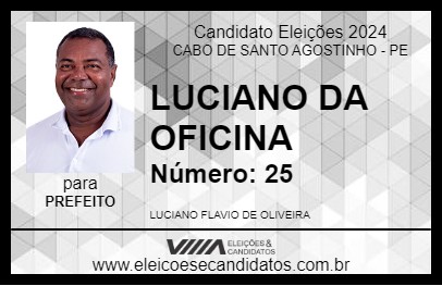 Candidato LUCIANO DA OFICINA 2024 - CABO DE SANTO AGOSTINHO - Eleições