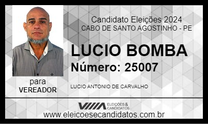 Candidato LUCIO BOMBA 2024 - CABO DE SANTO AGOSTINHO - Eleições