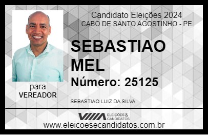 Candidato SEBASTIAO MEL 2024 - CABO DE SANTO AGOSTINHO - Eleições