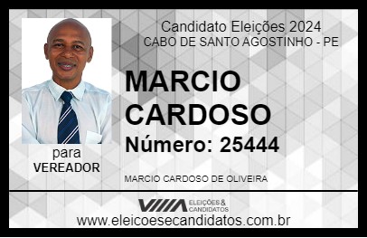 Candidato MARCIO CARDOSO 2024 - CABO DE SANTO AGOSTINHO - Eleições