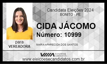 Candidato MARIA APARECIDA 2024 - BONITO - Eleições