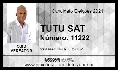 Candidato TUTU SAT 2024 - SIRINHAÉM - Eleições