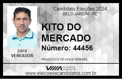 Candidato KITO DO MERCADO 2024 - BELO JARDIM - Eleições