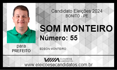 Candidato SOM MONTEIRO 2024 - BONITO - Eleições