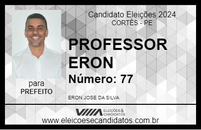 Candidato PROFESSOR ERON 2024 - CORTÊS - Eleições