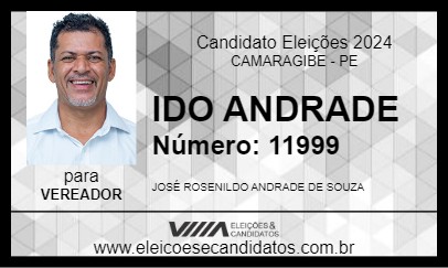 Candidato IDO ANDRADE 2024 - CAMARAGIBE - Eleições