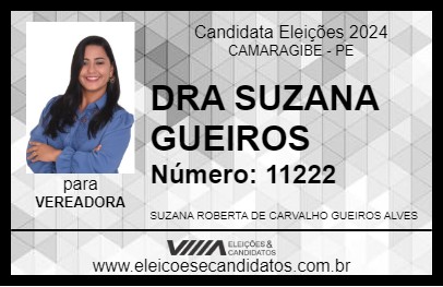 Candidato DRA SUZANA GUEIROS 2024 - CAMARAGIBE - Eleições