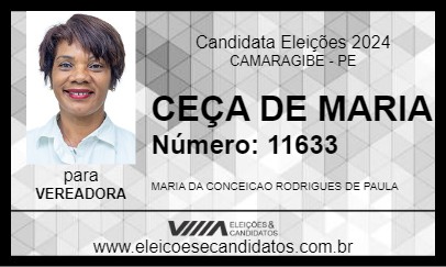 Candidato CEÇA DE MARIA 2024 - CAMARAGIBE - Eleições