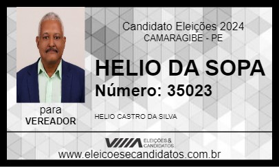 Candidato HELIO DA SOPA 2024 - CAMARAGIBE - Eleições