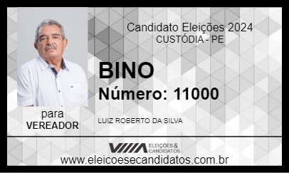 Candidato BINO 2024 - CUSTÓDIA - Eleições