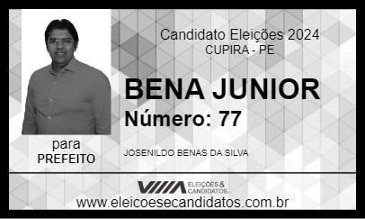 Candidato BENA JUNIOR 2024 - CUPIRA - Eleições