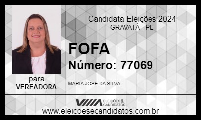 Candidato FOFA 2024 - GRAVATÁ - Eleições