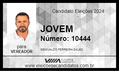 Candidato JOVEM 2024 - CACHOEIRINHA - Eleições