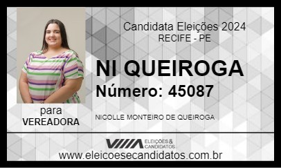 Candidato NI QUEIROGA 2024 - RECIFE - Eleições