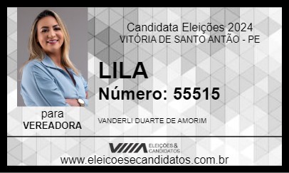 Candidato LILA 2024 - VITÓRIA DE SANTO ANTÃO - Eleições