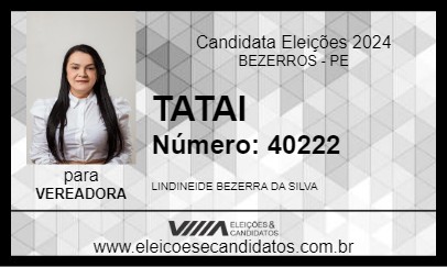 Candidato TATAI 2024 - BEZERROS - Eleições