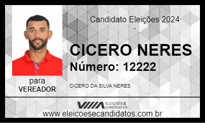 Candidato CICERO NERES 2024 - IATI - Eleições