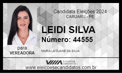 Candidato LEIDI SILVA 2024 - CARUARU - Eleições