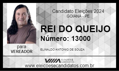 Candidato REI DO QUEIJO 2024 - GOIANA - Eleições