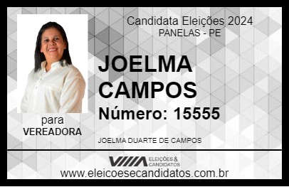 Candidato JOELMA CAMPOS 2024 - PANELAS - Eleições