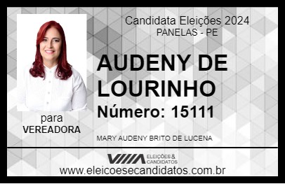 Candidato AUDENY DE LOURINHO 2024 - PANELAS - Eleições