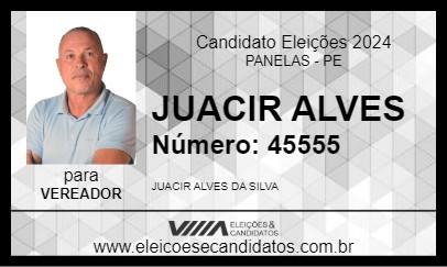 Candidato JUACIR ALVES 2024 - PANELAS - Eleições