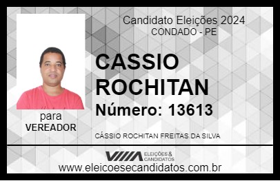 Candidato CASSIO ROCHITAN 2024 - CONDADO - Eleições