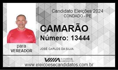 Candidato CAMARÃO 2024 - CONDADO - Eleições