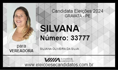 Candidato SILVANA 2024 - GRAVATÁ - Eleições