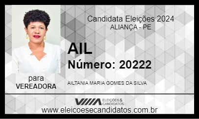 Candidato AIL 2024 - ALIANÇA - Eleições