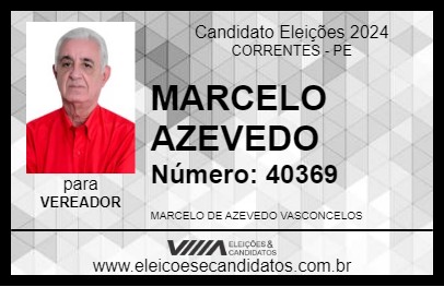 Candidato MARCELO AZEVEDO 2024 - CORRENTES - Eleições