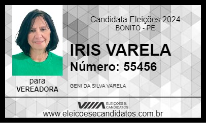 Candidato IRIS VARELA 2024 - BONITO - Eleições