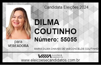 Candidato DILMA COUTINHO 2024 - BONITO - Eleições