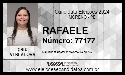 Candidato RAFAELE 2024 - MORENO - Eleições