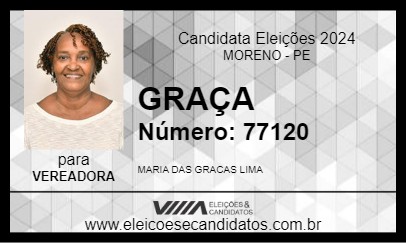 Candidato GRAÇA 2024 - MORENO - Eleições