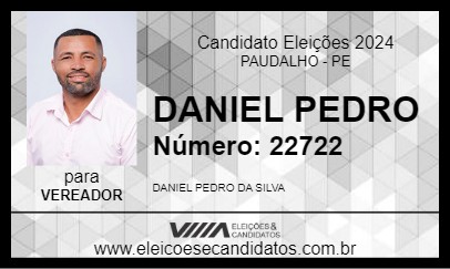 Candidato DANIEL PEDRO 2024 - PAUDALHO - Eleições