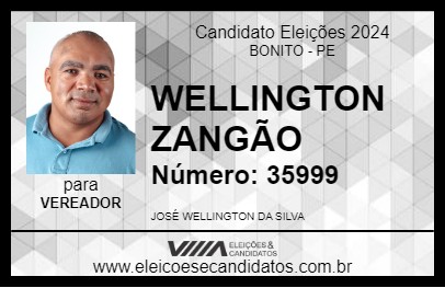 Candidato WELLINGTON ZANGÃO 2024 - BONITO - Eleições