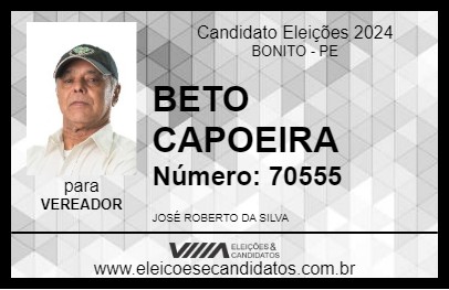 Candidato BETO CAPOEIRA 2024 - BONITO - Eleições