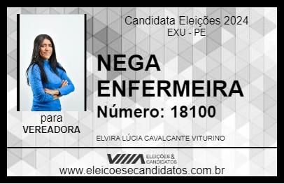 Candidato NEGA ENFERMEIRA 2024 - EXU - Eleições