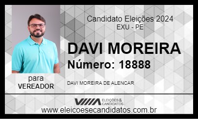 Candidato DAVI MOREIRA 2024 - EXU - Eleições