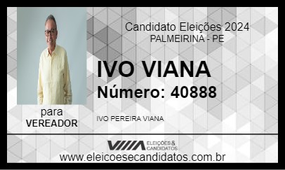 Candidato IVO VIANA 2024 - PALMEIRINA - Eleições