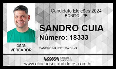 Candidato SANDRO CUIA 2024 - BONITO - Eleições