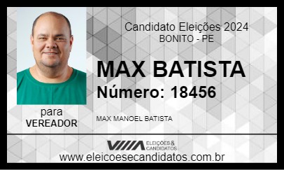 Candidato MAX BATISTA 2024 - BONITO - Eleições