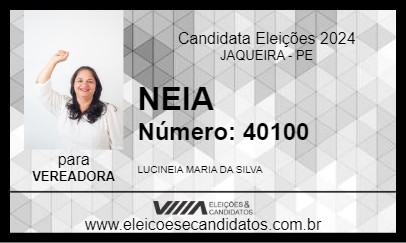 Candidato NEIA 2024 - JAQUEIRA - Eleições