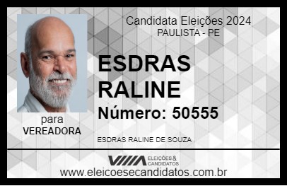 Candidato ESDRAS RALINE 2024 - PAULISTA - Eleições