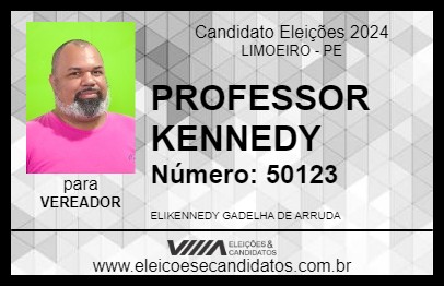 Candidato PROFESSOR  KENNEDY 2024 - LIMOEIRO - Eleições